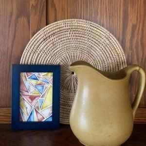 Original tiny geometric water color